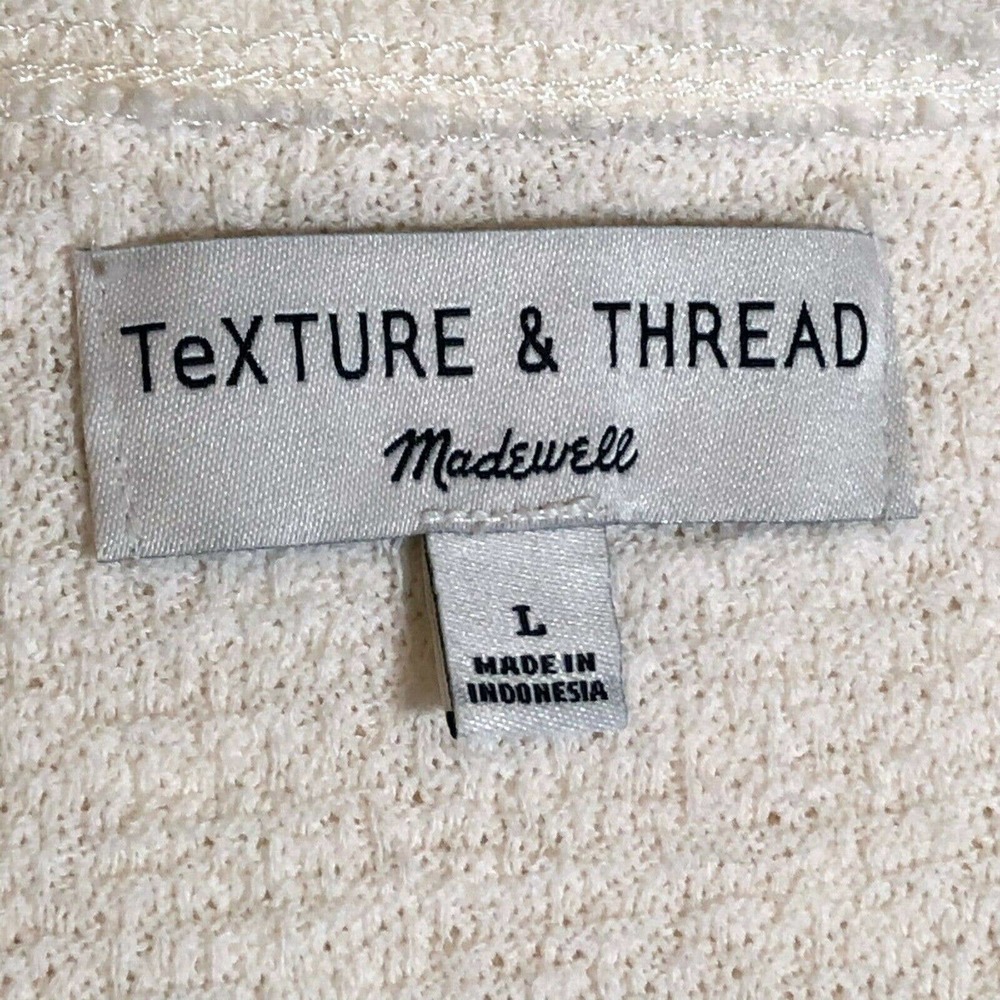 Madewell Texture & Thread Wrap-Tie Top - Picture 4 of 5